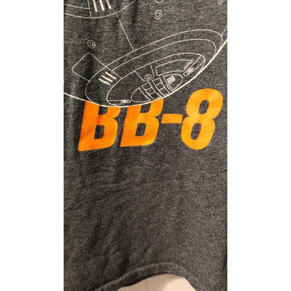 Star Wars BB-8 Astro Droid Men’s T Shirt Size 2XL Dark Gray FAST SHIPPING - Picture 15 of 16